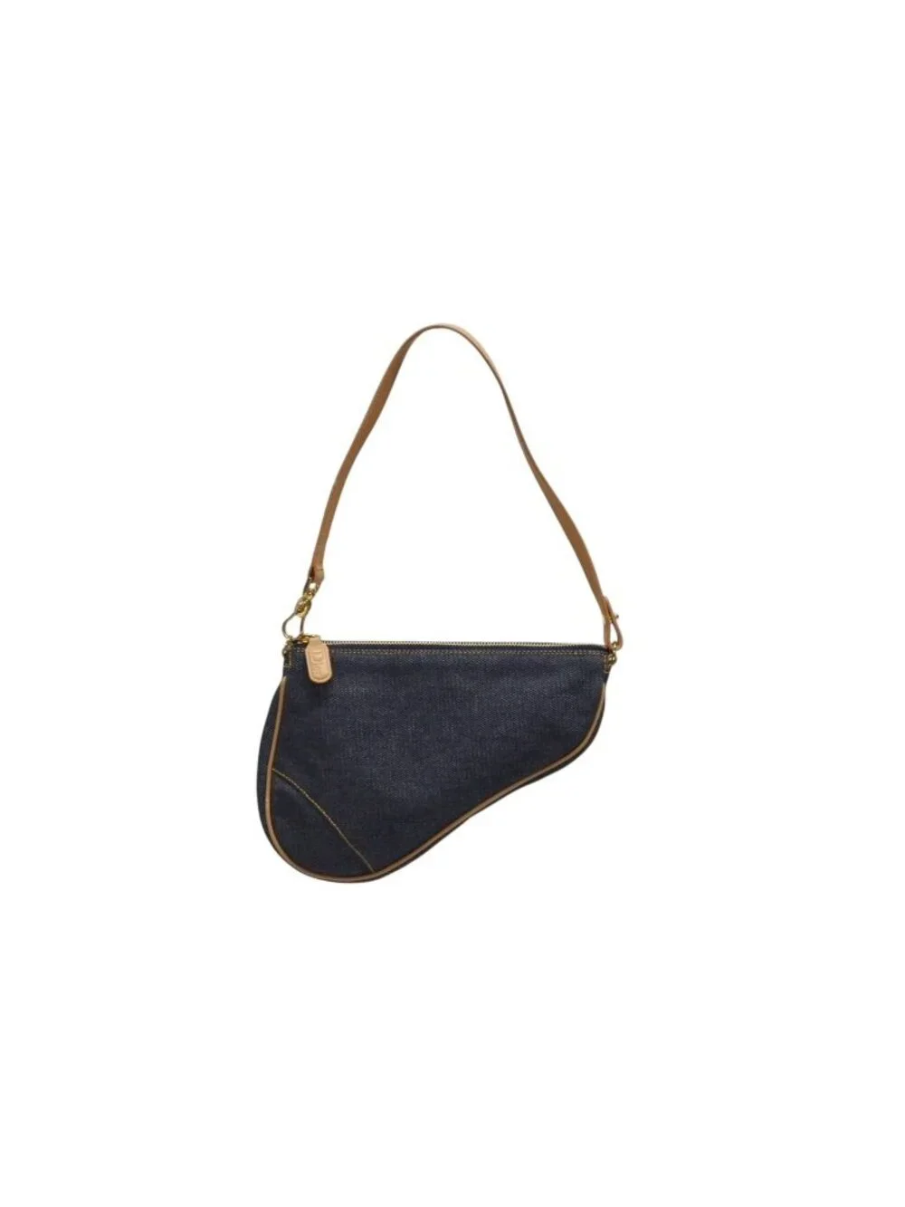 Dior Galliano Era Saddle Pouch Denim